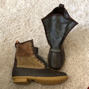 waxed canvas bean boots